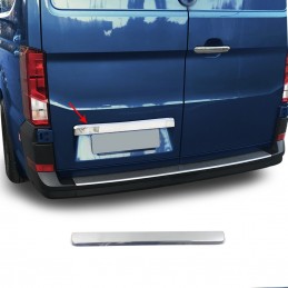 CUBRE MANETA TRASERA MATRICULA ACERO INOXIDABLE VW CRAFTER 2017 