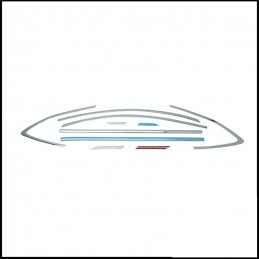 CUBRE MARCO VENTANA ACERO INOXIDABLE HYUNDAI TUCSON 2015  10 PIE