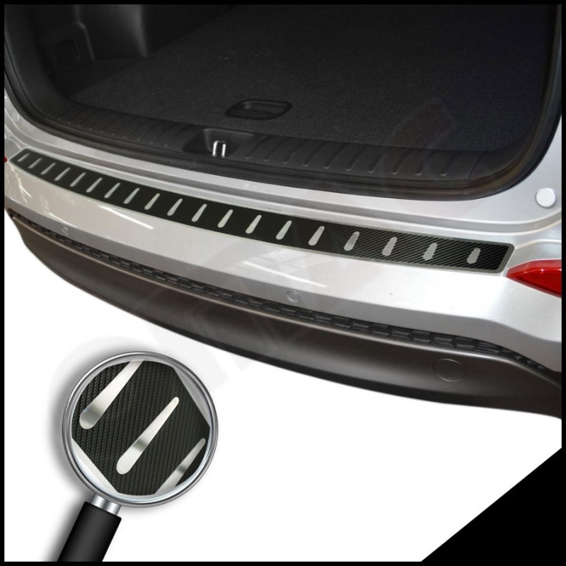 PROTECTOR PARACHOQUES ACERO INOXIDABLE LOOK CARBONO HYUNDAI TUCS