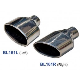 COLAS DE ESCAPE OVAL TIPO RS INOX 152x95mm