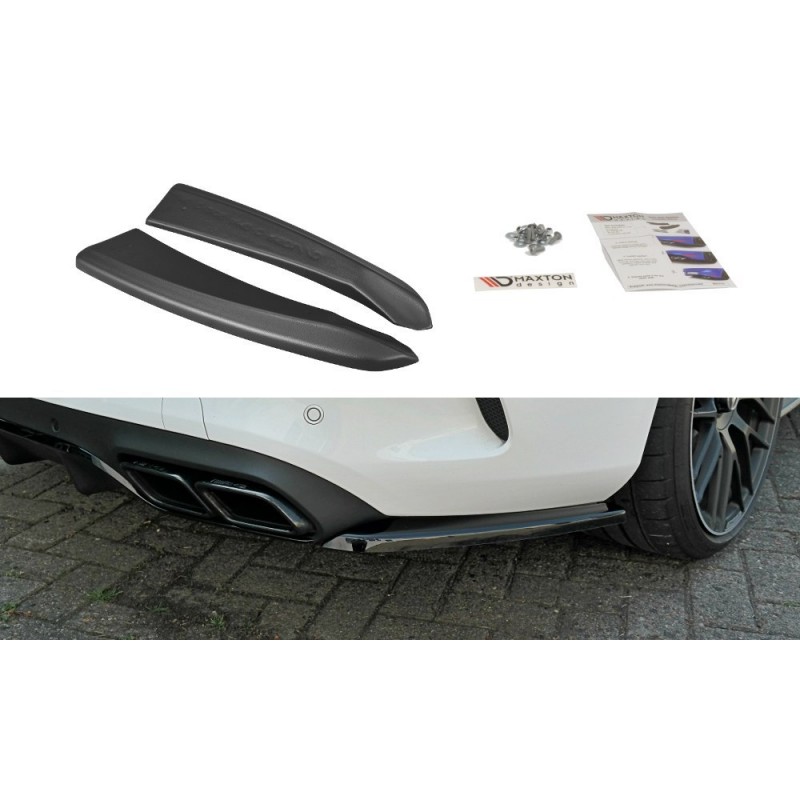 Difusores paragolpes trasero puntas Mercedes C class C205 63AMG 