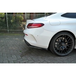 Difusores paragolpes trasero puntas Mercedes C class C205 63AMG 