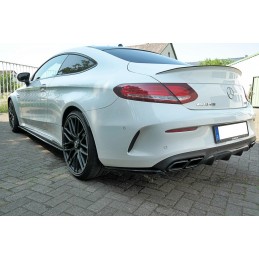 Difusores paragolpes trasero puntas Mercedes C class C205 63AMG 