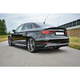 Difusores parachoques trasero esquinas Audi S3 8V Limousine Face