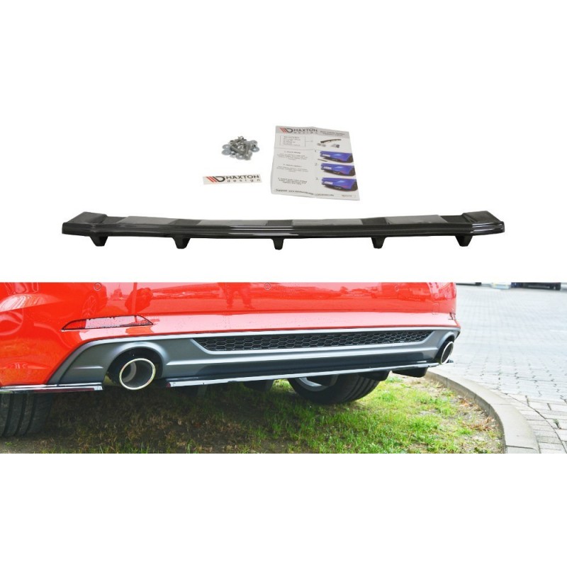 Difusor central paragolpes trasero Audi A5 F5 S Line 2016  Con b