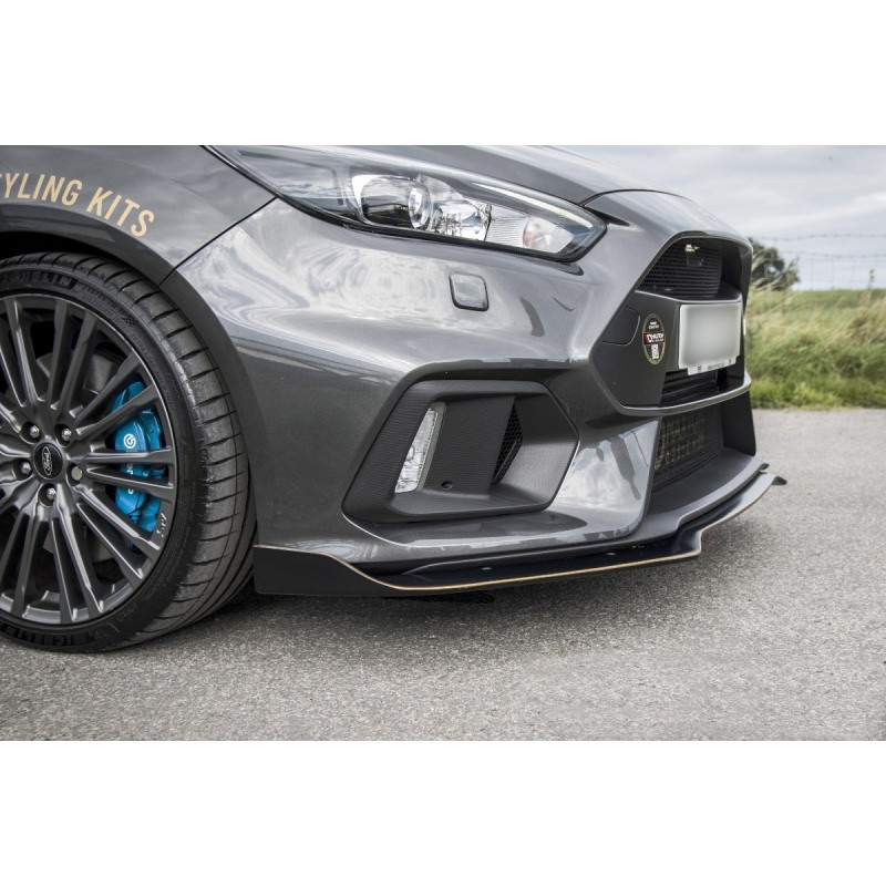 Difusor parachoques delantero Ford Focus MK3 RS 2015   Maxton