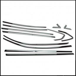 CUBRE MARCO VENTANA EN ACERO INOXIDABLE CITROEN C5 2008  12 PIEZ