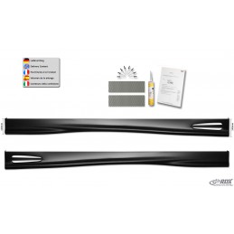 TALONERAS LATERALES TUNING VW POLO 2G 2017  MODELO GT4