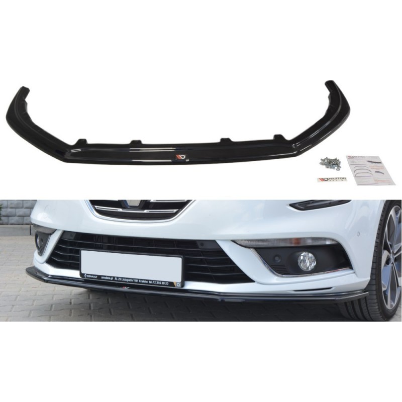 Espada Lip spoiler parachoques delantero  Renault Megane Mk4 201
