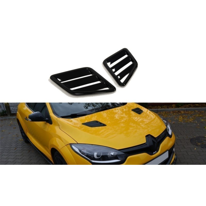 Entradas de aire capo Renault Megane 3 RS 2010 2015 Maxton