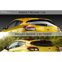 Aleron lip spoiler de techo Renault Megane 3 RS 2011   2015 Maxt
