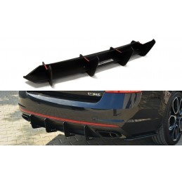 Difusor paragolpes trasero Skoda Octavia mk3 RS facelift Liftbac