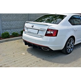 Difusor paragolpes trasero Skoda Octavia mk3 RS facelift 2017  M