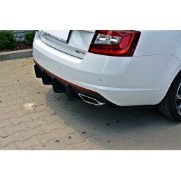 Difusor paragolpes trasero Skoda Octavia mk3 RS facelift 2017  M