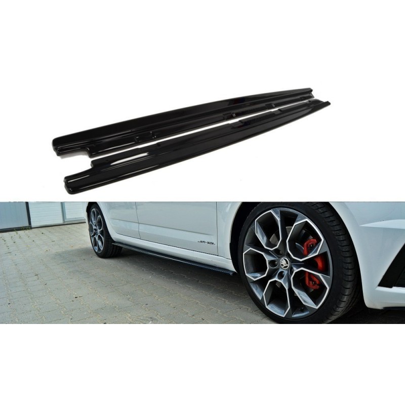 Difusores laterales tuning Skoda Octavia III RS facelift 2017  M