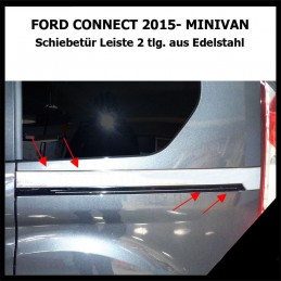 EMBELLECEDOR CROMADO CARRIL PUERTA CORREDERA FORD CONNECT 2014 