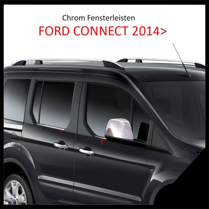 CUBRE MARCO VENTANA ACERO INOXIDABLE FORD CONNECT 2014 