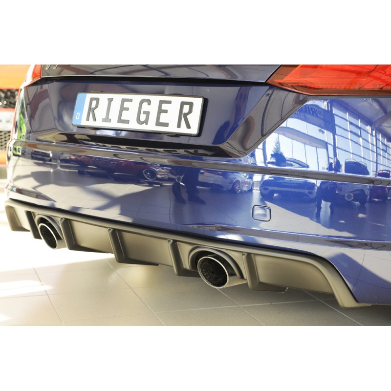 Anadido difusor trasero Audi TT 8S 2014  RIEGER