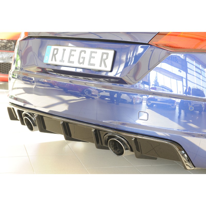 Anadido difusor trasero Audi TT 8S 2014  RIEGER brillo