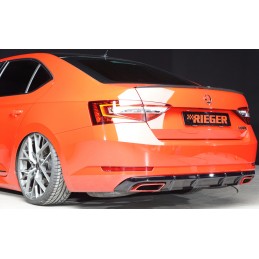 Anadido difusor trasero Skoda Superb 2015  2 0 TSI 280cv RIEGER