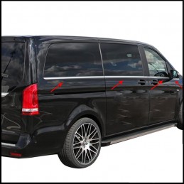 CUBRE MARCOS VENTANA ACERO INOXIDABLE MERCEDES VITO W447 2014  L