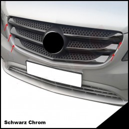 CUBRE PARRILLAS ACERO INOXIDABLE MERCEDES VITO W447 2014 