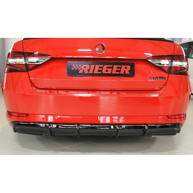 Anadido difusor trasero Skoda Superb 2015  RIEGER brillo