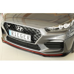Espada lip delantero Hyundai I30 N RIEGER negro