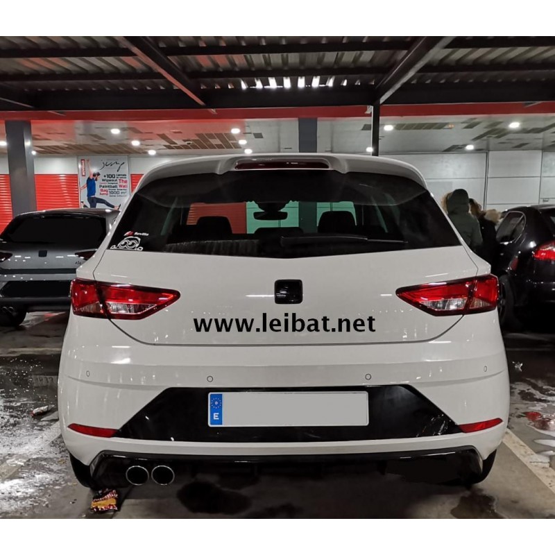 Anadido trasero Seat Leon 5F 3 5p  2016   RIEGER negro