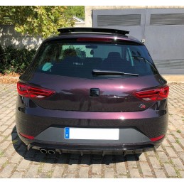 Anadido trasero Seat Leon 5F 3 5p  2016   RIEGER negro
