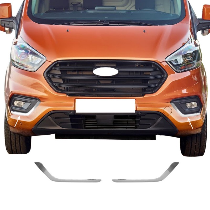 CUBRE MARCO ANTINIEBLAS CROMADOS FORD TRANSIT TOURNEO CUSTOM 201