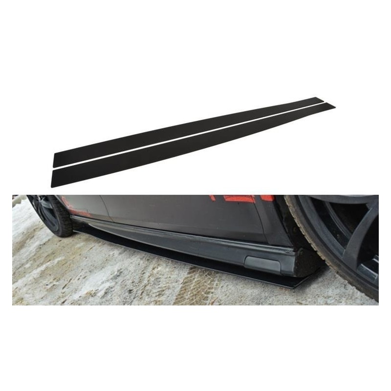 Faldones lip laterales Seat Leon 1p con kit aero MAXTON