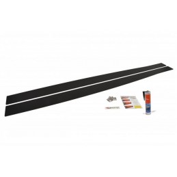 Faldones lip laterales Seat Leon 1p con kit aero MAXTON