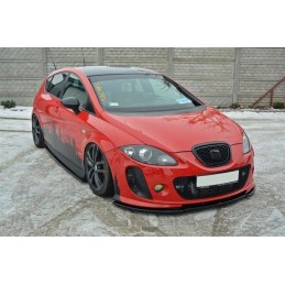 Espada lip delantero Seat Leon 1p con kit aero MAXTON