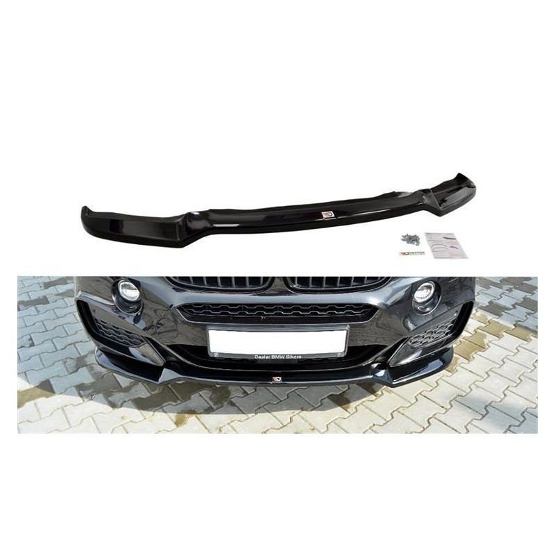 SPOILER PARACHOQUES DELANTERO TUNING BMW X6 F16 MPACK 2016  MAXT