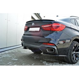SPLITERS PARACHOQUES TRASERO TUNING BMW X6 F16 MPACK 2014  MAXTO