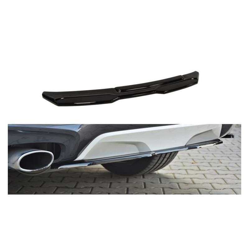 SPLITER CENTRAL PARACHOQUES TRASERO BMW X4 F26 M PACK 2014  MAXT
