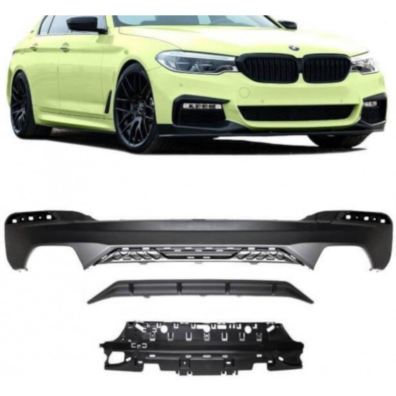 DIFUSOR TRASERO TUNING BMW 5er G30 G31 Con M Paket 2017  Maxton