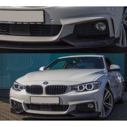 Espada lip parachoques delantero BMW Serie 4 F32 F33 F36 Negro M