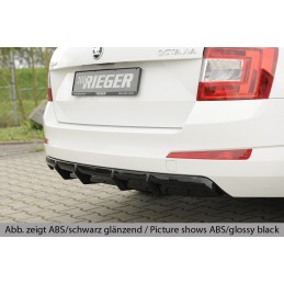 DIFUSOR TRASERO SKODA OCTAVIA 2017  SEDAN Y FAMILIAR PLASTICO AB