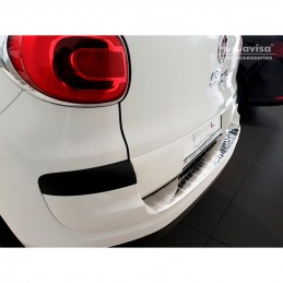 Protector de parachoques trasero de acero inoxidable Fiat 500L F