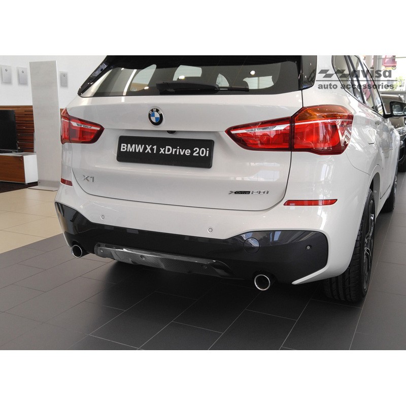 Difusor parachoques trasero de carbono genuino 3D BMW X1  F48  2