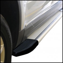 ESTRIBOS LATERALES RENAULT TRAFIC 2014  ALUMINIO GRIS