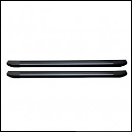 ESTRIBOS LATERALES RENAULT TRAFIC 2014  ALUMINIO NEGRAS