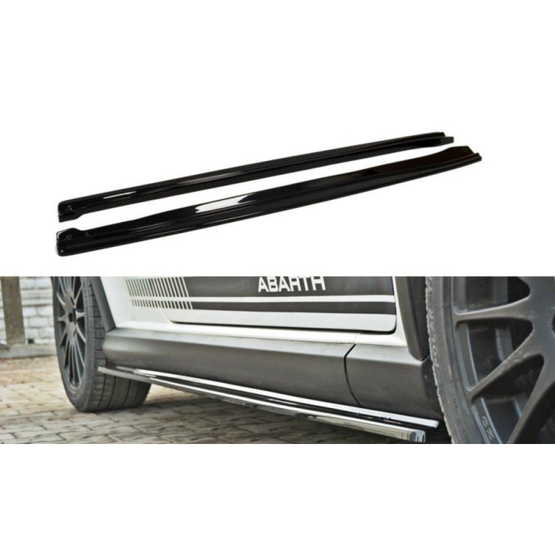 FALDONES LIP LATERALES FIAT GRANDE PUNTO ABARTH 07 10 MAXTON