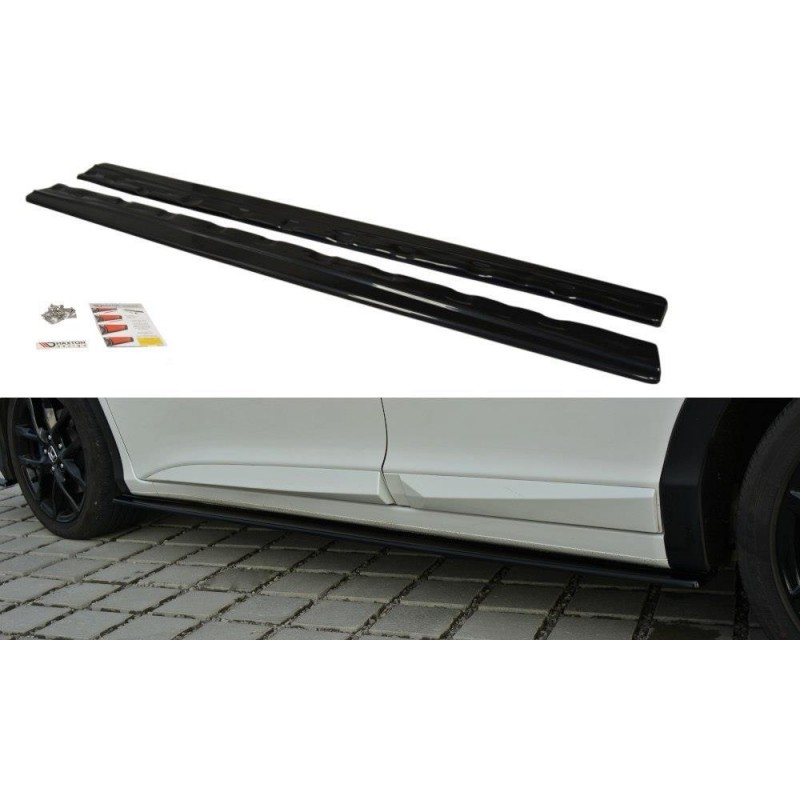 FALDONES LIP LATERALES Honda Civic Mk9 Facelift 2014 2017 MAXTON