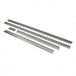 MOLDURAS LATERALES ACERO INOXIDABLE VW T6 NEGRAS