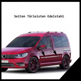 MOLDURAS LATERALES ACERO INOXIDABLE VW CADDY 2015  MINIVAN