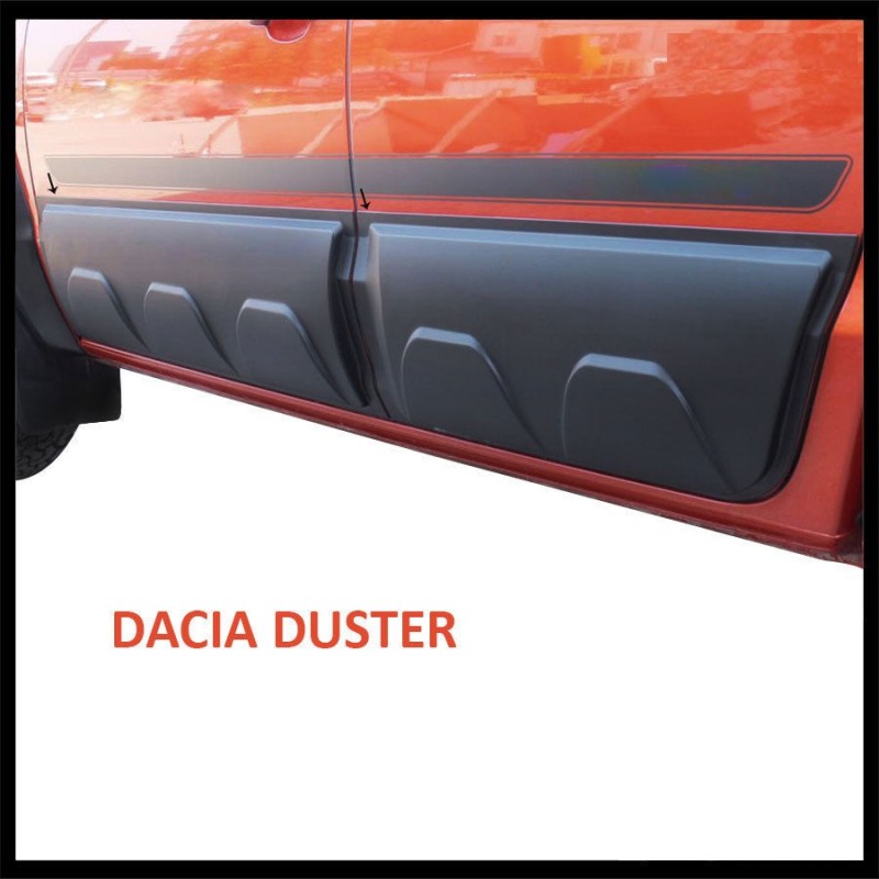 MOLDURAS LATERALES DACIA DUSTER 2010  NEGRO ABS