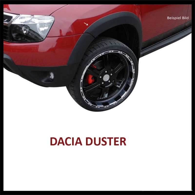 JUEGO PASOS DE RUEDA DACIA DUSTER 2010  8 PIEZAS  ABS